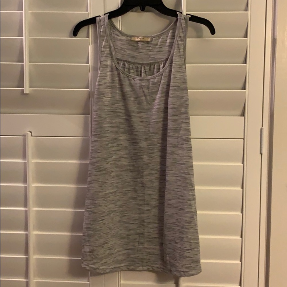 Cestyle Grey Racerback Workout Tank Size L